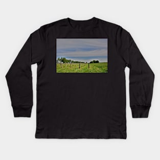 Spring Landscape Near Cividale del Friuli Kids Long Sleeve T-Shirt